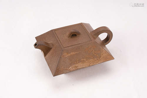 A Chinese Zisha Tea Pot