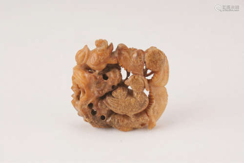 A Chinese Jade Carved Decoration