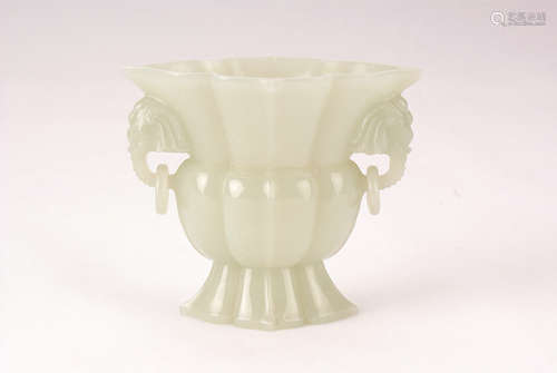 A Chinese Carved Jade Vase