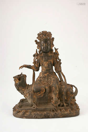 A Chinese Gilt Bronze Buddha