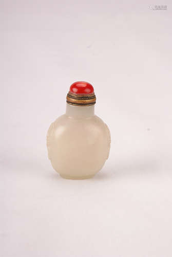 A Chinese Jade Snuff Bottle