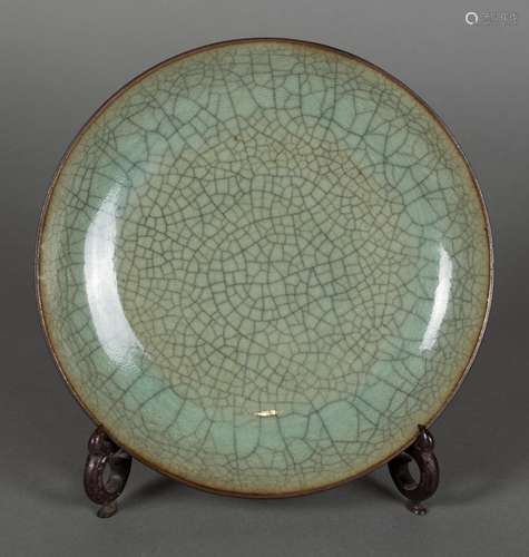 CHINESE GE TYPE GLAZED DISH