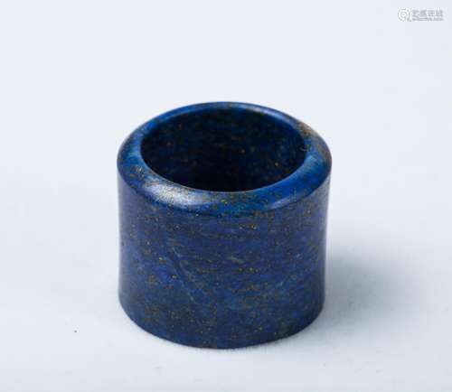 CHINESE LAPIS LAZULI THUMB RINGS