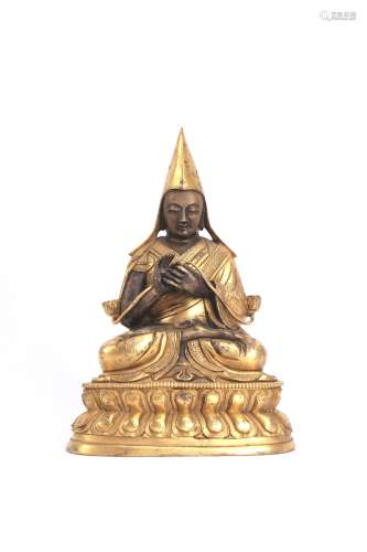 A Chinese Gilt Bronze Buddha