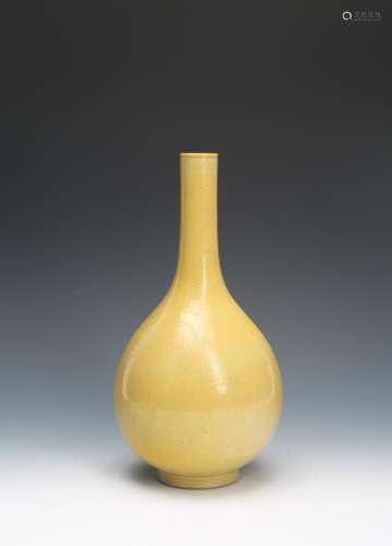 A Chinese Yellow Glazed Vase