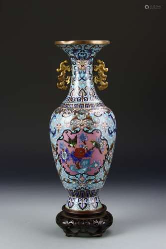 Chinese Cloisonne Vase