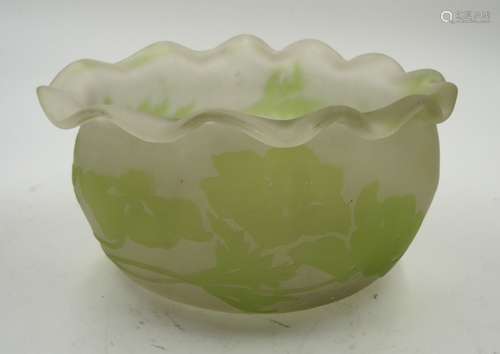 GALLE GLASS BOWL