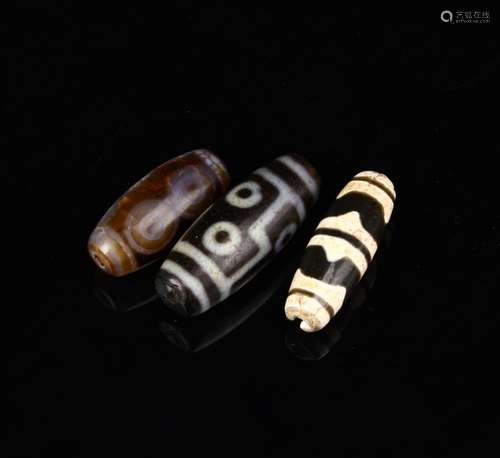 Tibetan Buddhist Dzi Beads