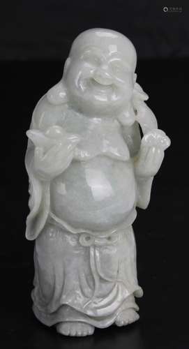 Chinese Carved Jadeite of a Buddha