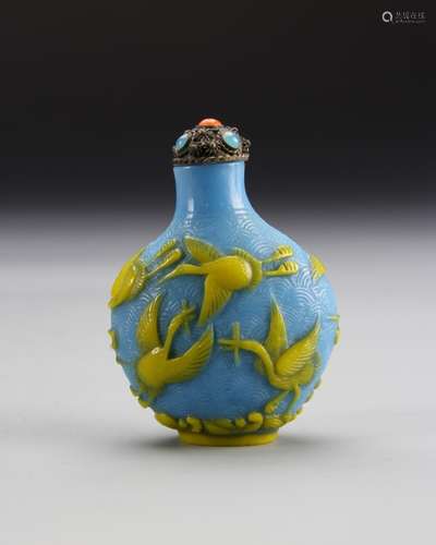 Chinese Peking Glass Snuff Bottle