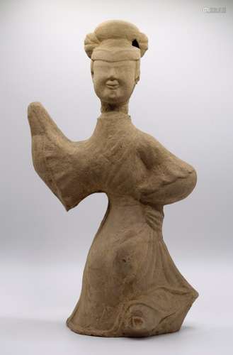 Chinese Pottery Statue of a Lady