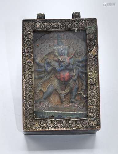 Tibetan Buddhist Shrine Box