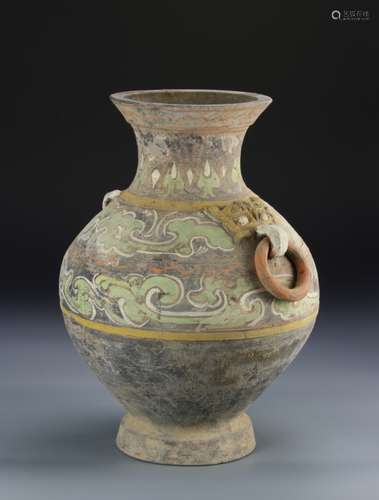 Chinese Colored Pottery Jar