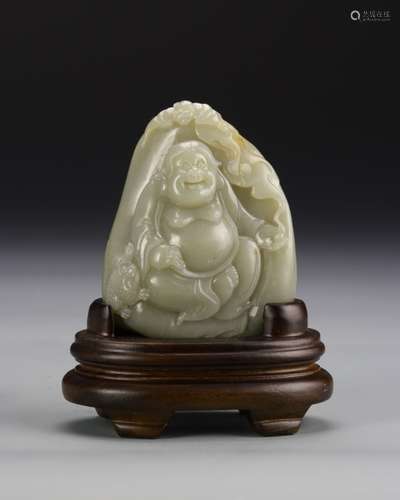 Chinese Carved Jade Buddha