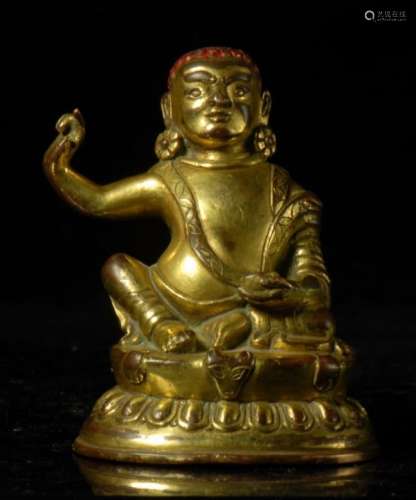 Chinese Gilt Bronze Buddha Statue