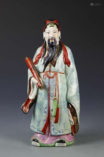 Chinese Famille Rose Figure