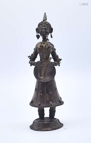 Tibetan Silver Figure of a Lady