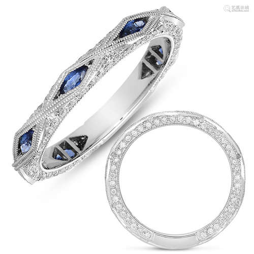 Sapphire & Diamond Band