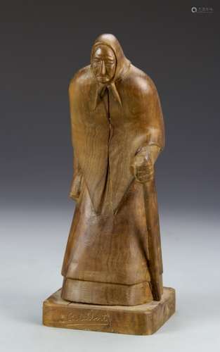 Carved Wood Figure