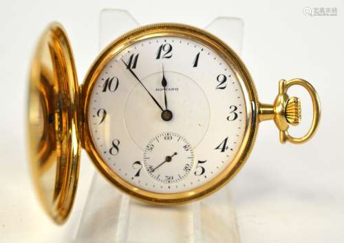 14K Gold Howard Pocket Watch