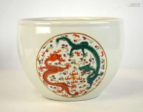 Chinese Famille Rose Fish Bowl