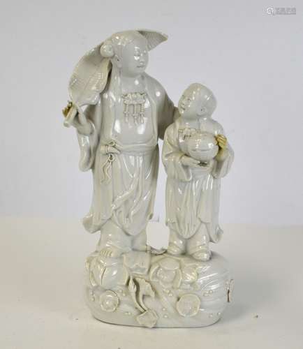 Chinese Blanc-De Chine Figural