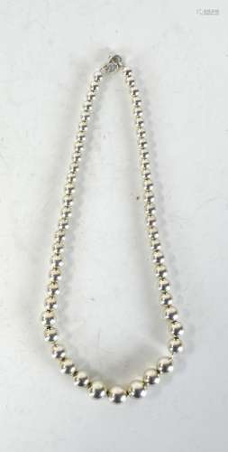 Tiffany & Co. Silver Beads Necklace