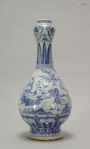 Chinese Blue/White Porcelain Vase