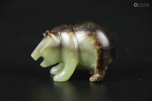 Song/Ming Chinese Carved Jade Bear