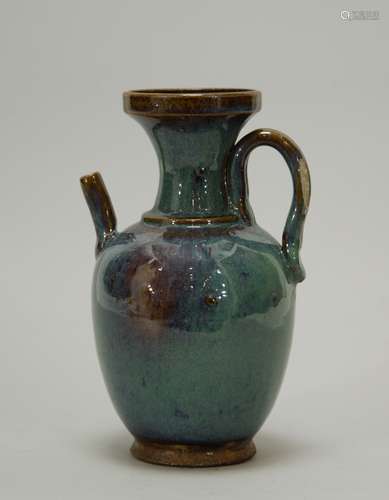 Chinese Jun Type Ceramic Ewer