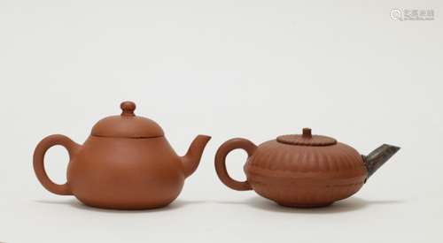 2 Pieces of Chinese Yixing Zisha Teapot