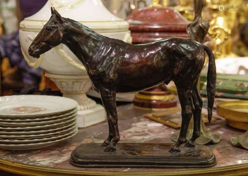 Chinese Bronze Horse, Marked