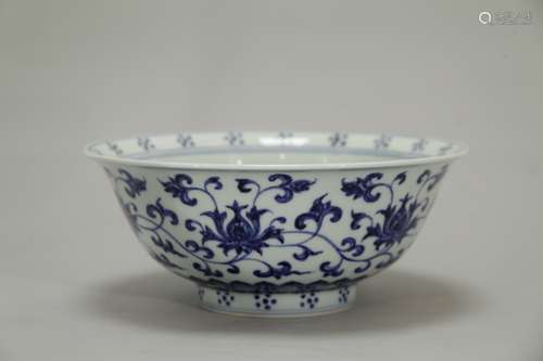 Chinese Blue/White Porcelain Bowl