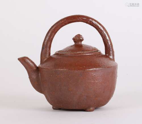 A Japanese Red Clay Kyushu Teapot