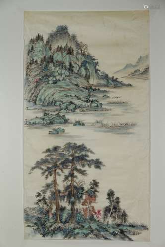 Chinese Ink/Color Landscape Painting