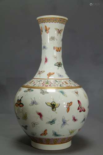 Chinese Famille Rose Porcelain Vase