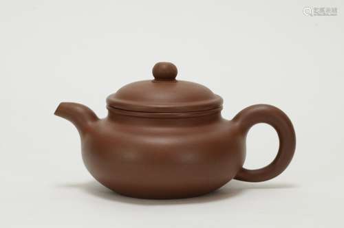 Republic Period Chinese Yixing Zisha Teapot,Marked