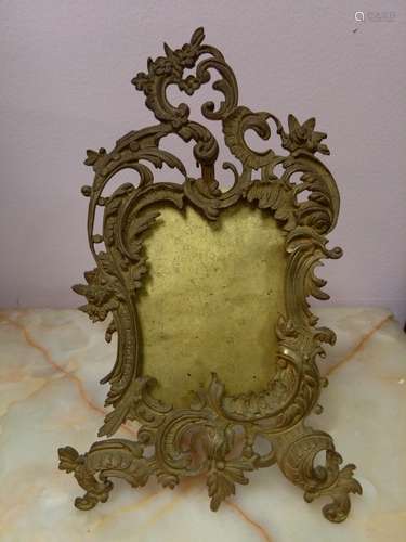 European Bronze Photo Frame