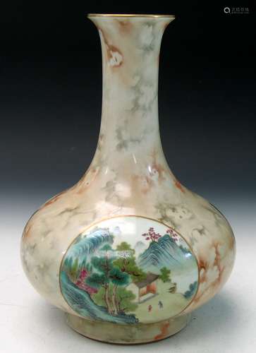 Chinese porcelain vase, Qianlong mark.