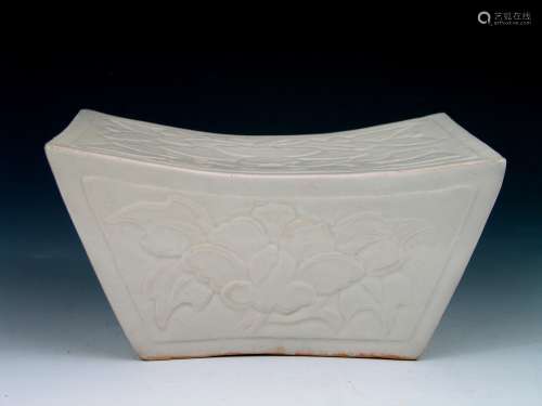 Chinese Ding Ware Porcelin Pillow.