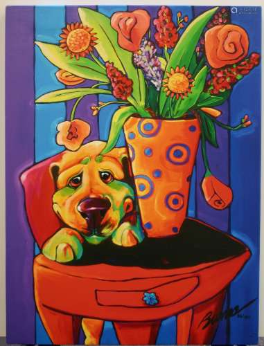 RON BURNS, Say It With Flowers, Artist Signed Limited