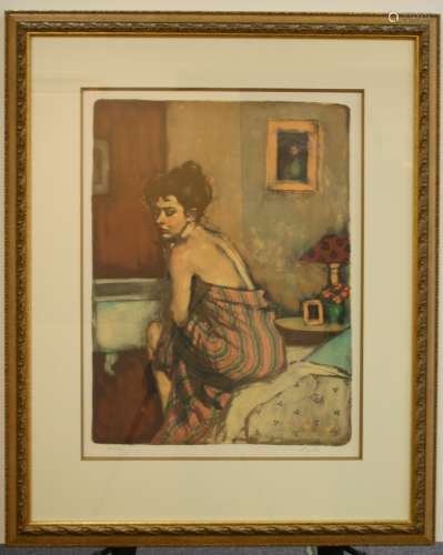 MALCOLM LIEPKE, Before the Bath, Artist Signed Limited