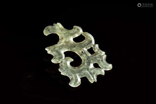 HONGSHAN CULTURE JADE CARVED PENDANT