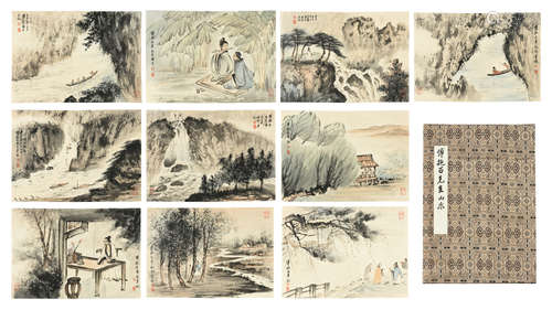 FU BAOSHI: INK AND COLOR ON PAPER BOOKLET