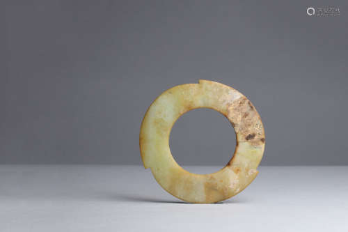 JADE CARVED 'XUAN' DISC