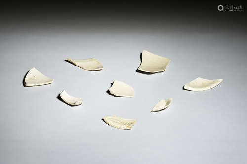 GROUP OF DING WARE CERAMIC SHARDS