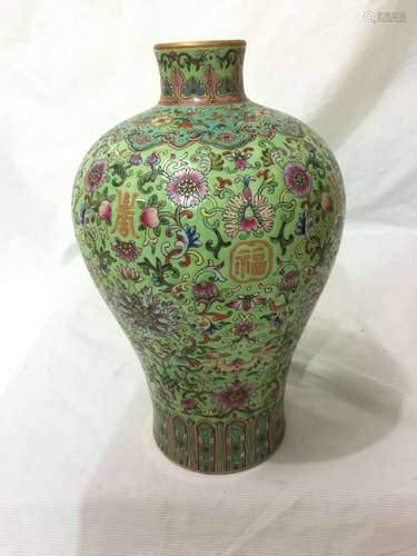 A Famille Rose Vase