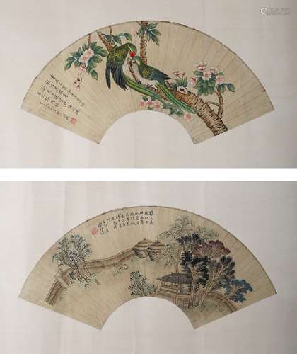 An embroidered 'flowers and poem' kesi