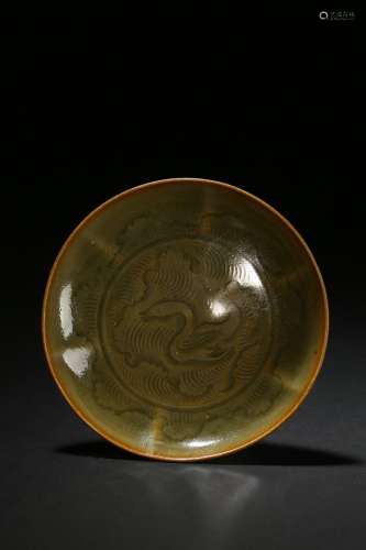 A Rare Yaozhou ware Celadon hexagonal bowl