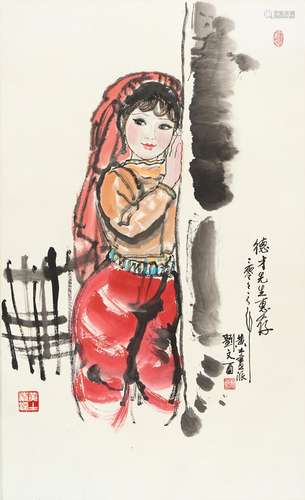 Liu Wenxi: Ink And Color On Paper Painting